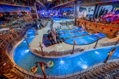 Blick in die Halle des Rulantica in Rust