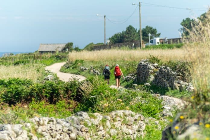 Pilger auf dem Jakobsweg