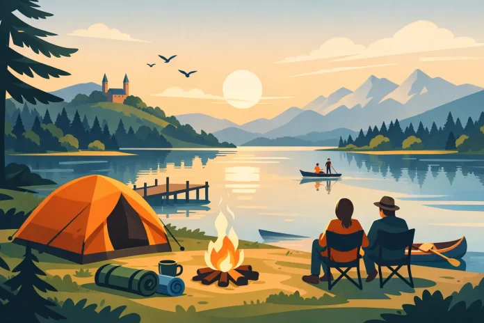 Camping am See in Deutschland: die besten Ideen