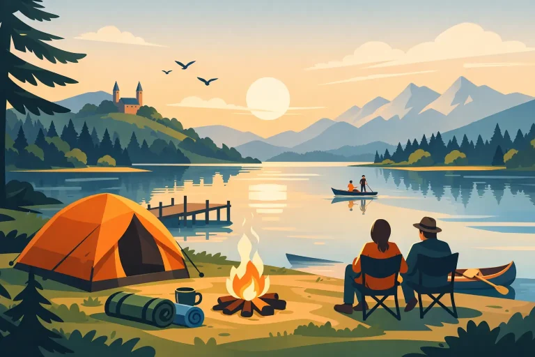 Camping am See in Deutschland: die besten Ideen