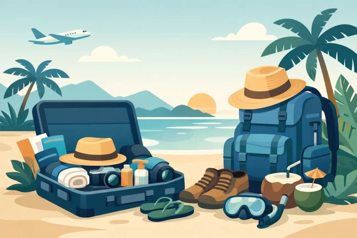 Fernreise-Packliste Tropen: clever packen