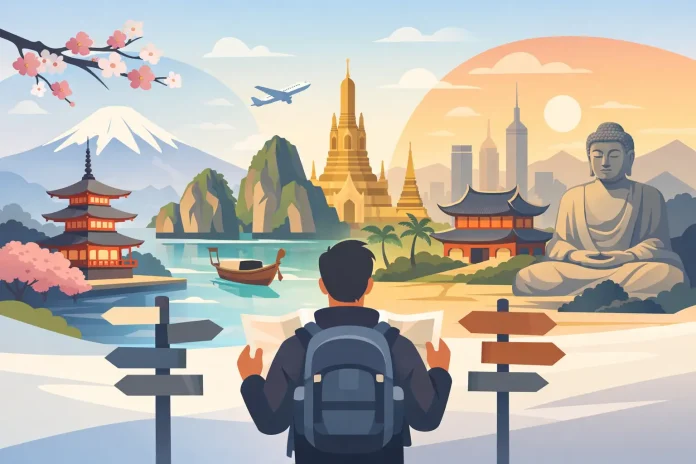Welches Land für erste Asienreise?