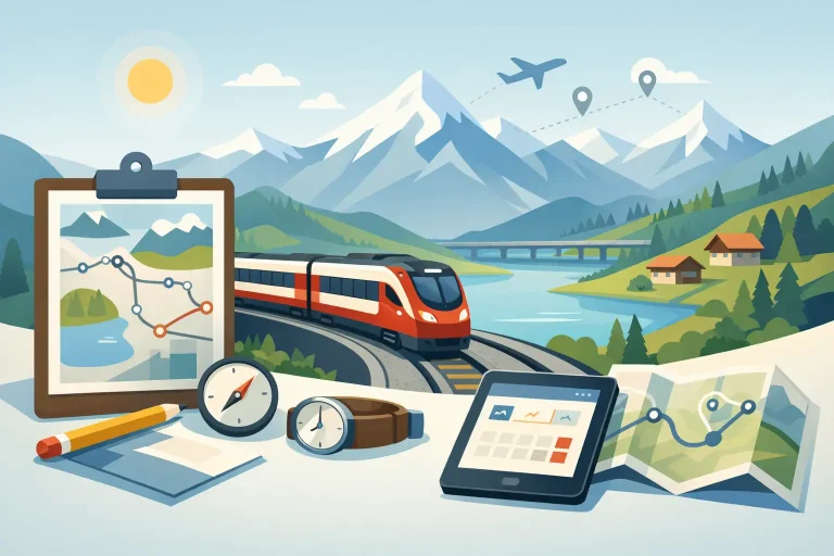 Zugreise durch die Schweiz richtig planen