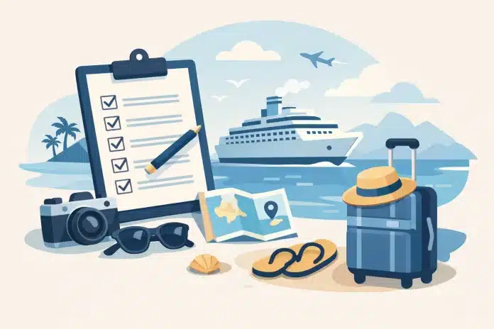 Erste Kreuzfahrt vorbereiten - Checkliste Erste Kreuzfahrt vorbereiten - Checkliste