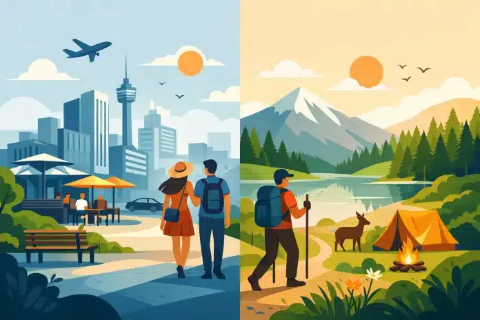 Stadturlaub oder Natururlaub - was passt zu dir?