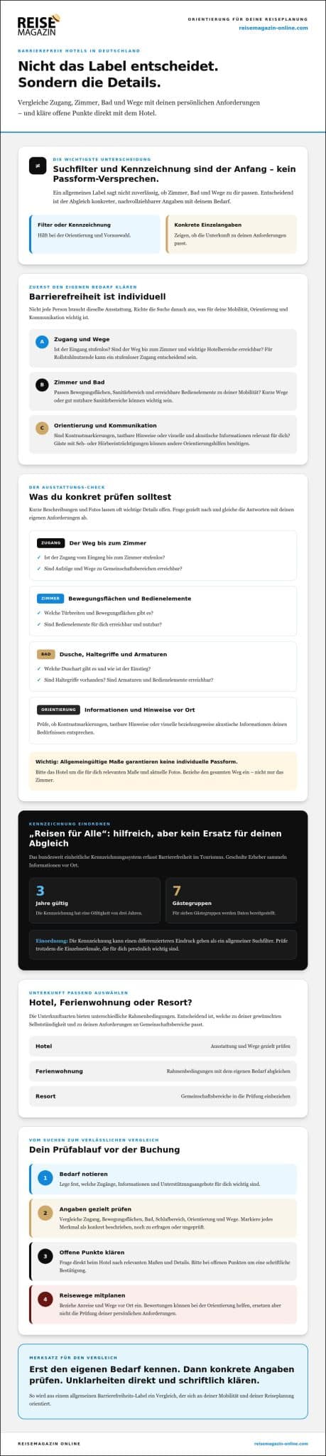 Barrierefreie Hotels in Deutschland: So findest du das passende Hotel