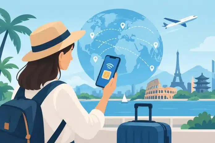 eSIM für Reisen ins Ausland: Einfach online bleiben eSIM für Reisen ins Ausland: Einfach online bleiben