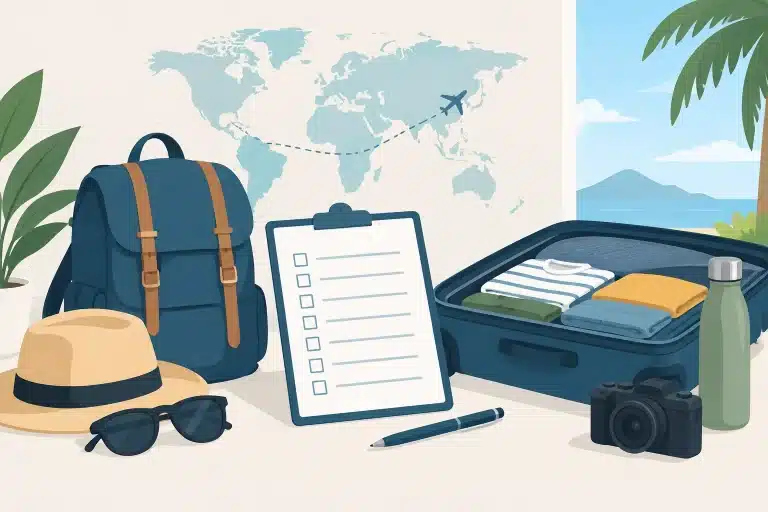 Packliste Fernreise zum Ausdrucken für deinen Urlaub